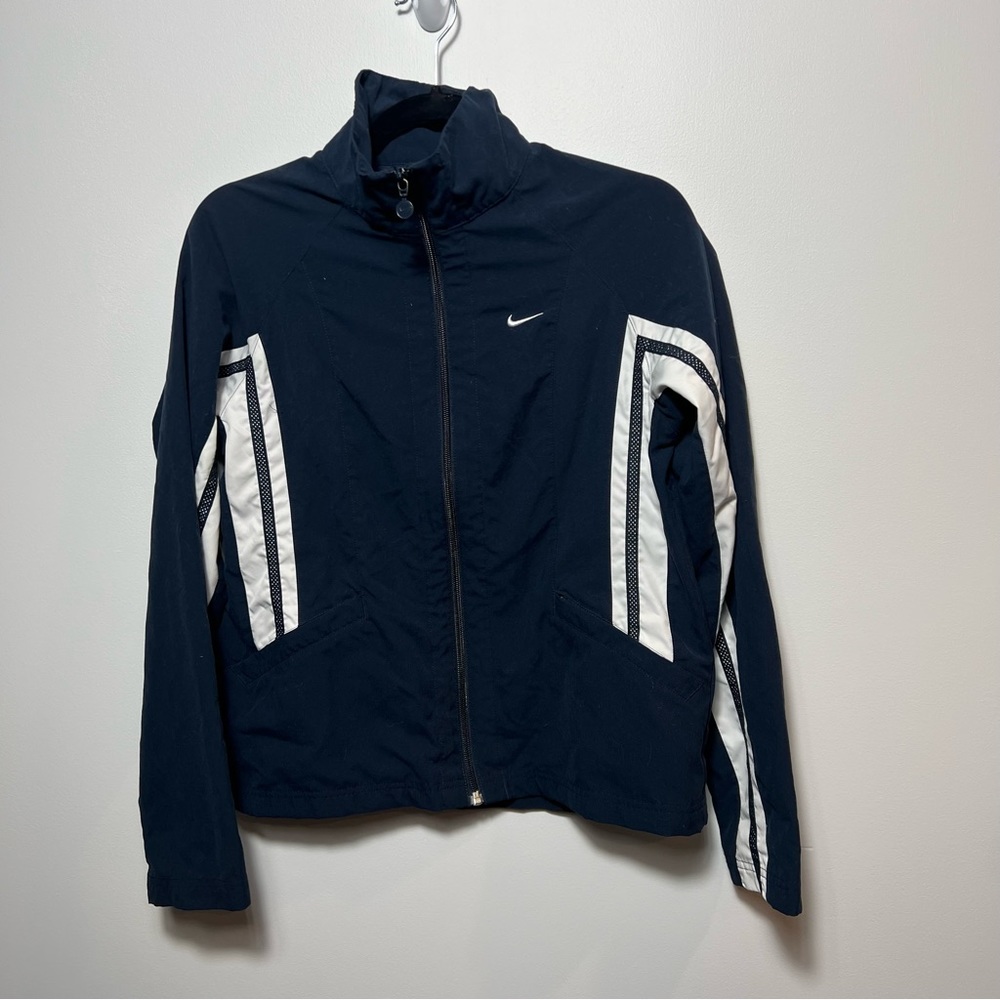 Nike blue track suit jacket S
